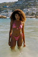 Bad To The Bloom Bikini Top